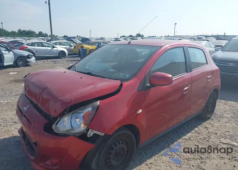 2014 Mitsubishi Mirage De from USA, damaged, VIN ML32A3HJ9EH013670